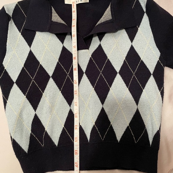 Knitted Jumper Sweater V-neck Pullover New Fashion Sweater - Picture 9 of 9